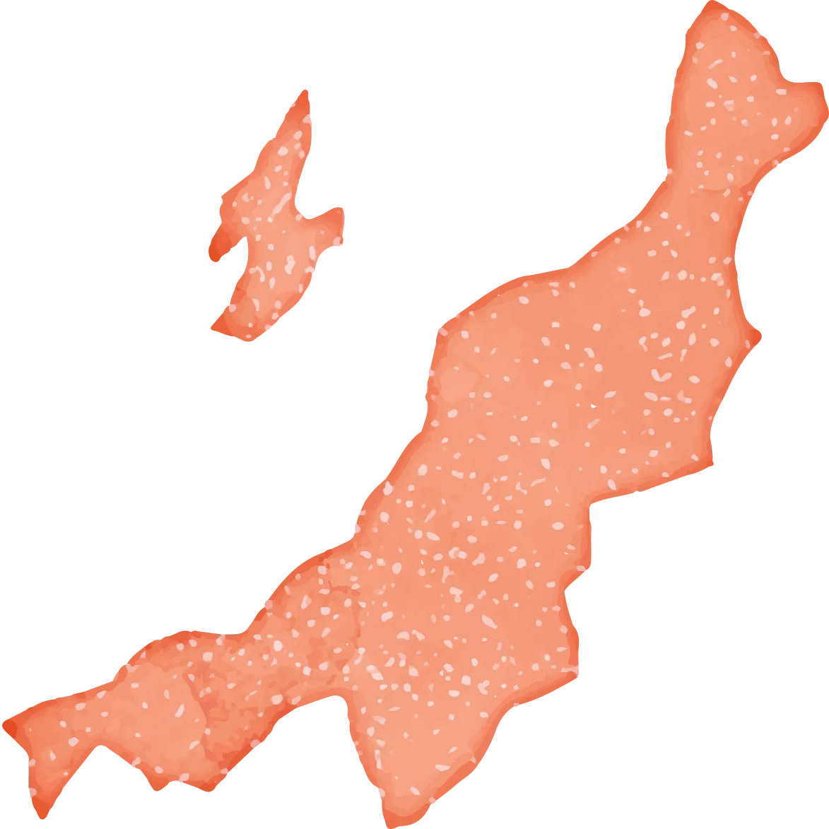 新潟県の地図